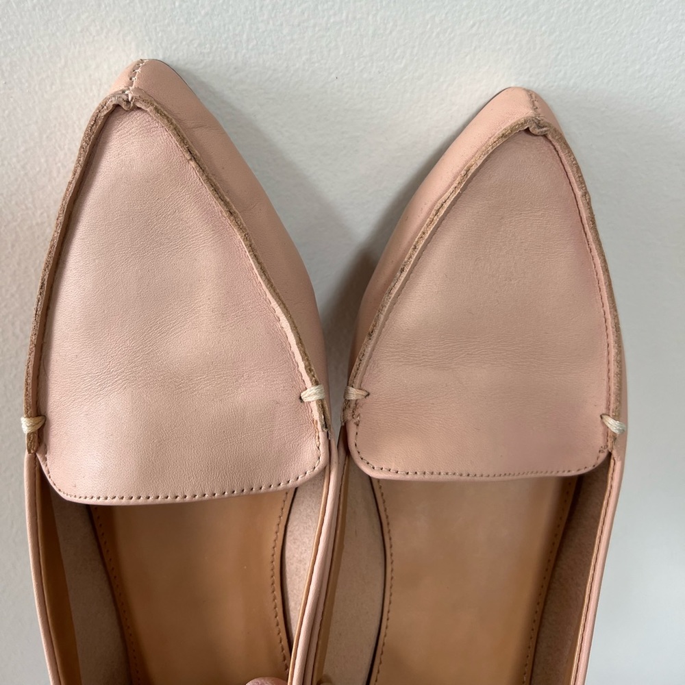J Crew pointed toe flat size 9 (leather upper).